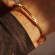 HANDCRAFTED "LISTEN TO YOUR BODY WISDOM" BRACELET